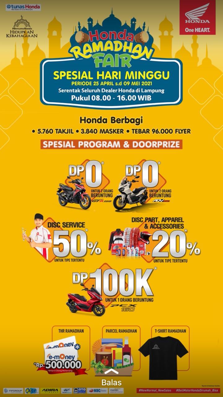  NSS Kedaton Adakan Honda Ramadhan Fair 2022